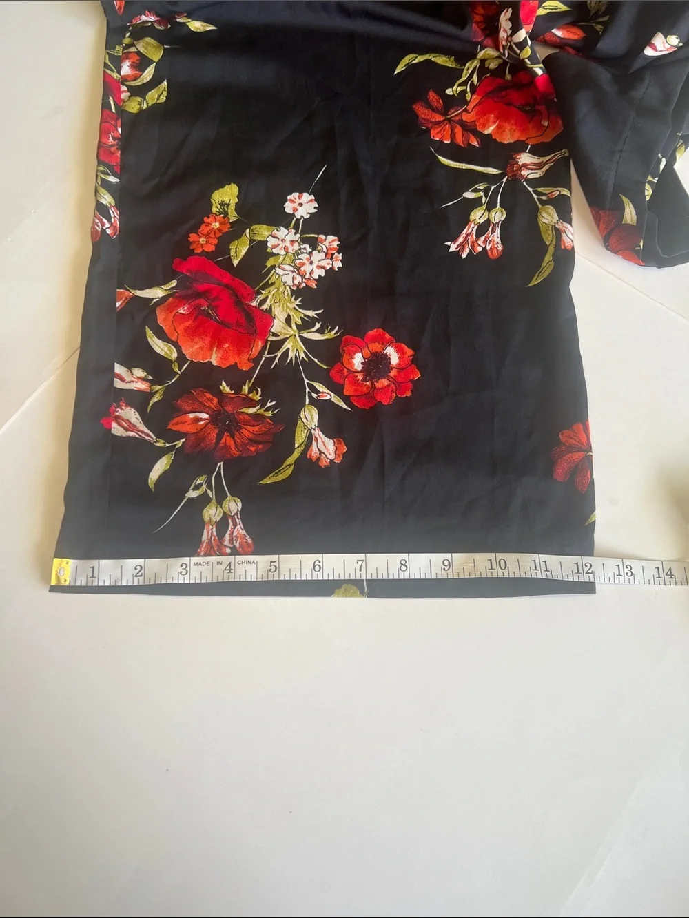 Band of Gypsies M Jumpsuit Black Red Floral Wide Leg Bustier Boho Festival Flowy